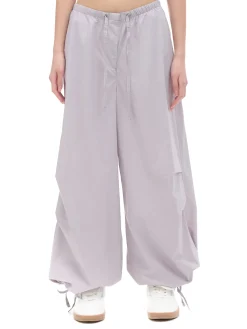 Bawełniane spodnie wide leg