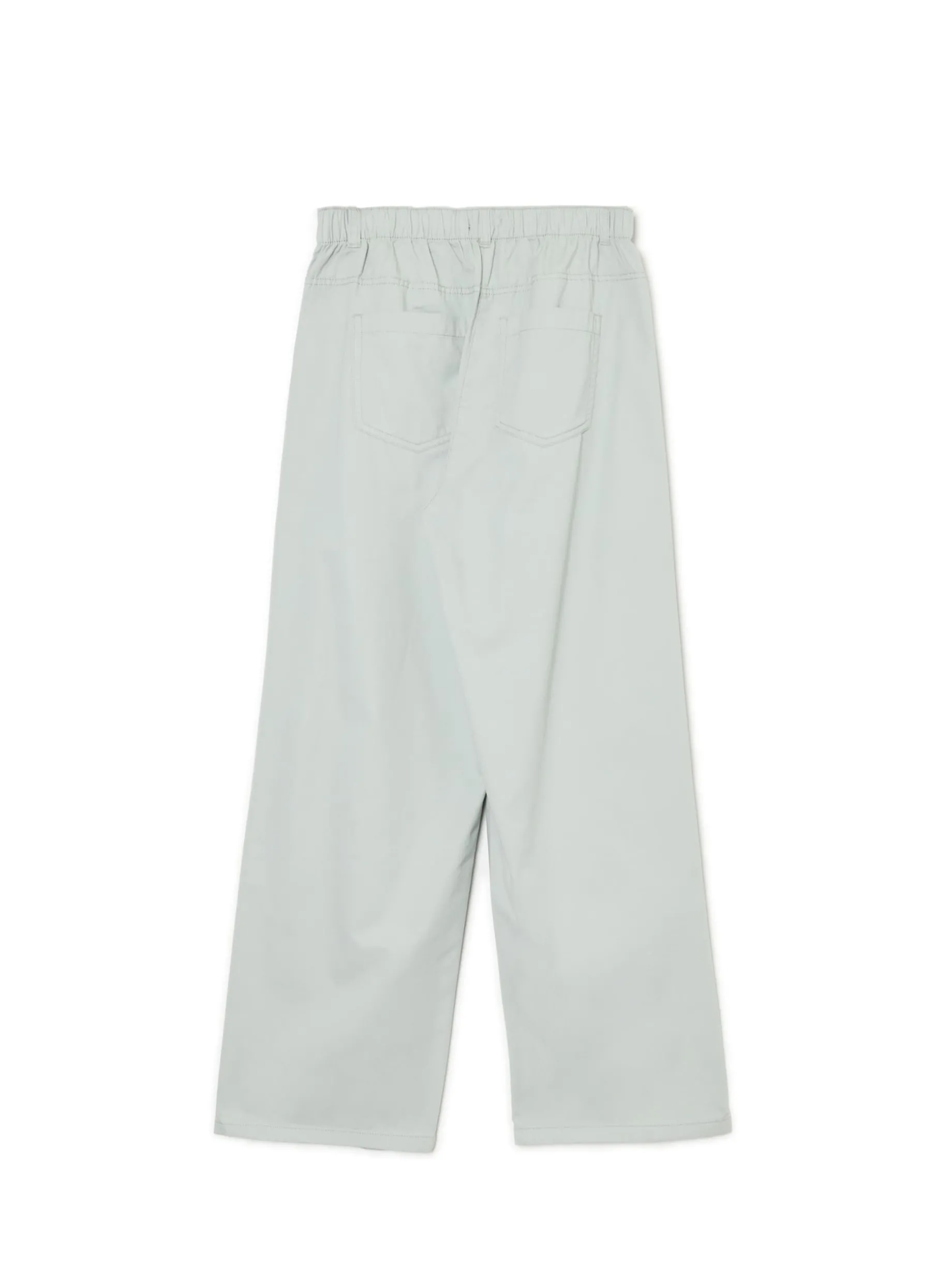 Bawełniane spodnie wide leg