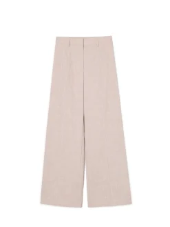 Beżowe spodnie tailoring