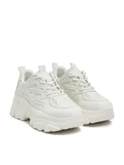 Białe sneakersy chunky