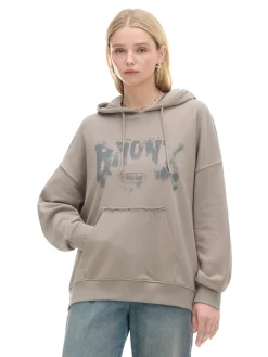 Bluza hoodie oversize z napisem UNISEX