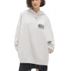 Bluza oversize z kapturem i nadrukiem