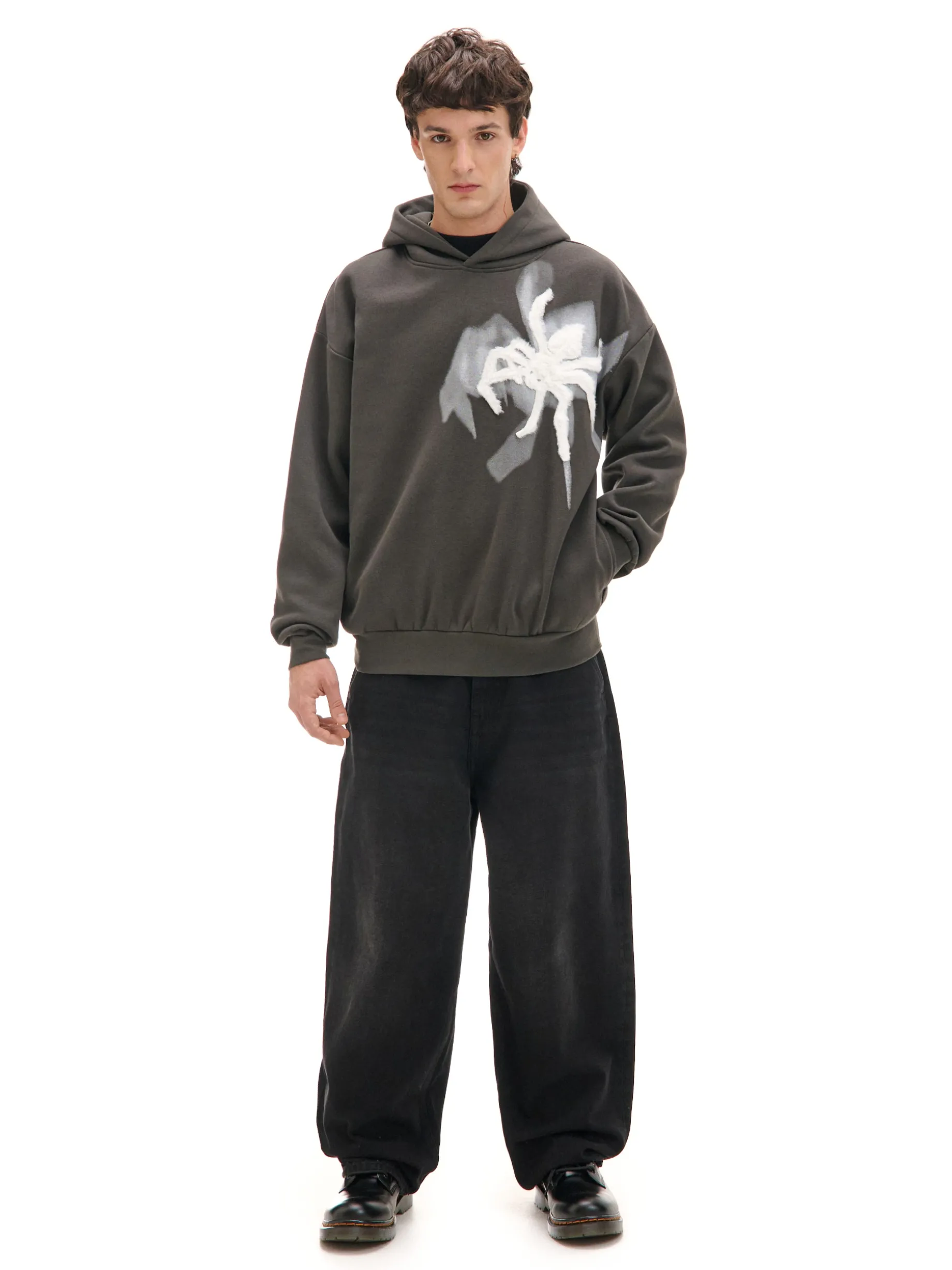 Bluza z aplikacją pająka