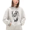 Bluza z kapturem i nadrukiem Korn