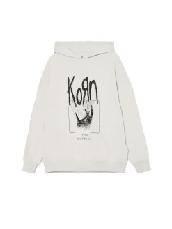 Bluza z kapturem i nadrukiem Korn