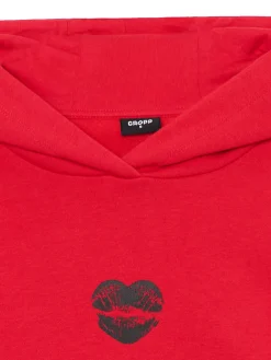 Bluza z motywem ust