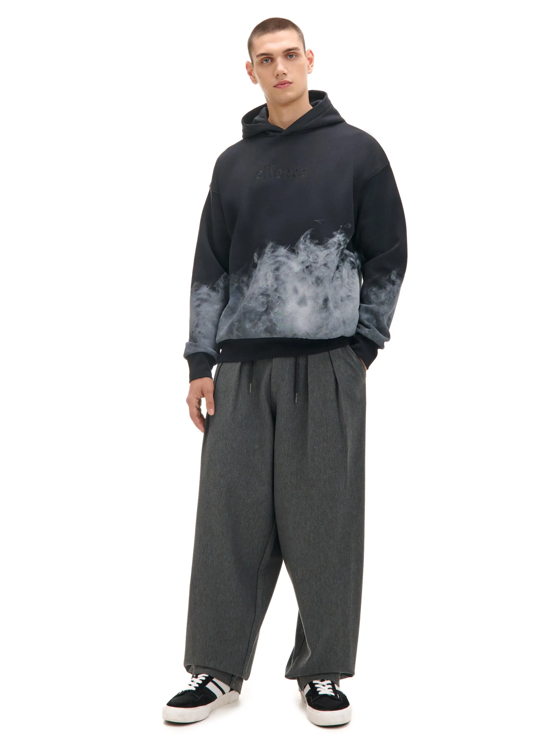 Bluza z nadrukiem dymu