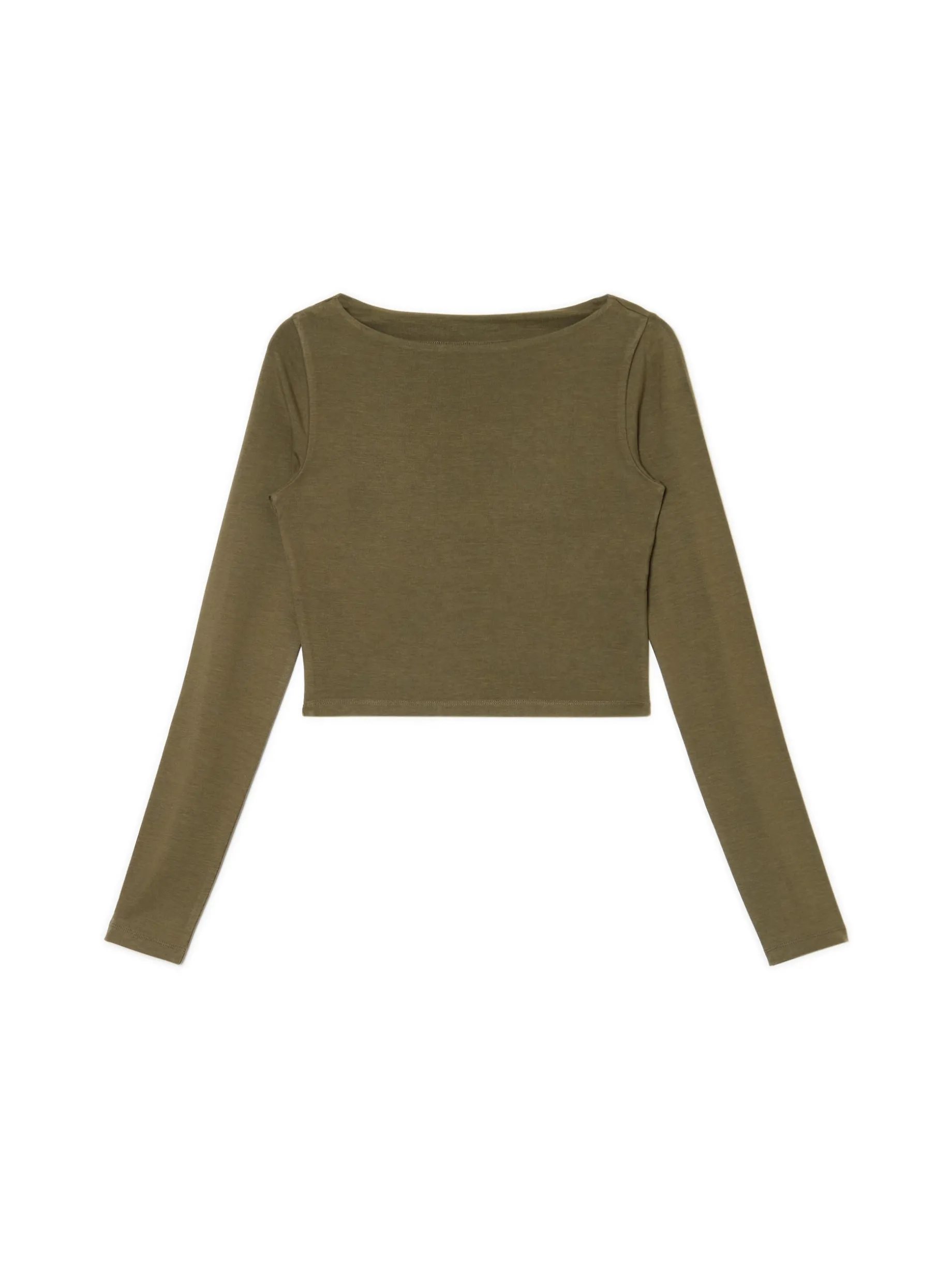 Bluzka longsleeve z wiskozą