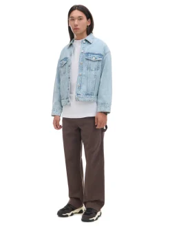 Brązowe spodnie wide leg
