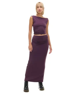 Burgundowy top