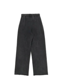 Ciemnoszare spodnie wide leg