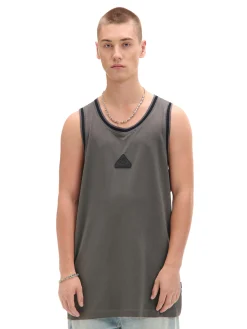 Ciemnoszary tank top