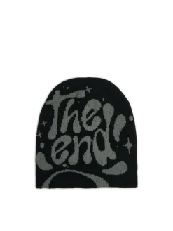 Czapka beanie z napisem The End