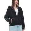 Czarna bluza hoodie z motywem skrzydeł