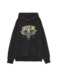 Czarna bluza z kapturem Gremliny