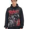 Czarna bluza z kapturem Slipknot