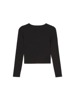 Czarna bluzka basic