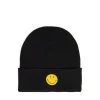 Czarna czapka beanie z naszywką Smiley®