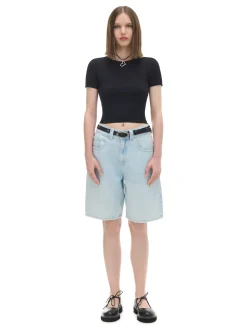 Czarna koszulka slim