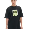 Czarna koszulka z aplikacją Beetlejuice UNISEX