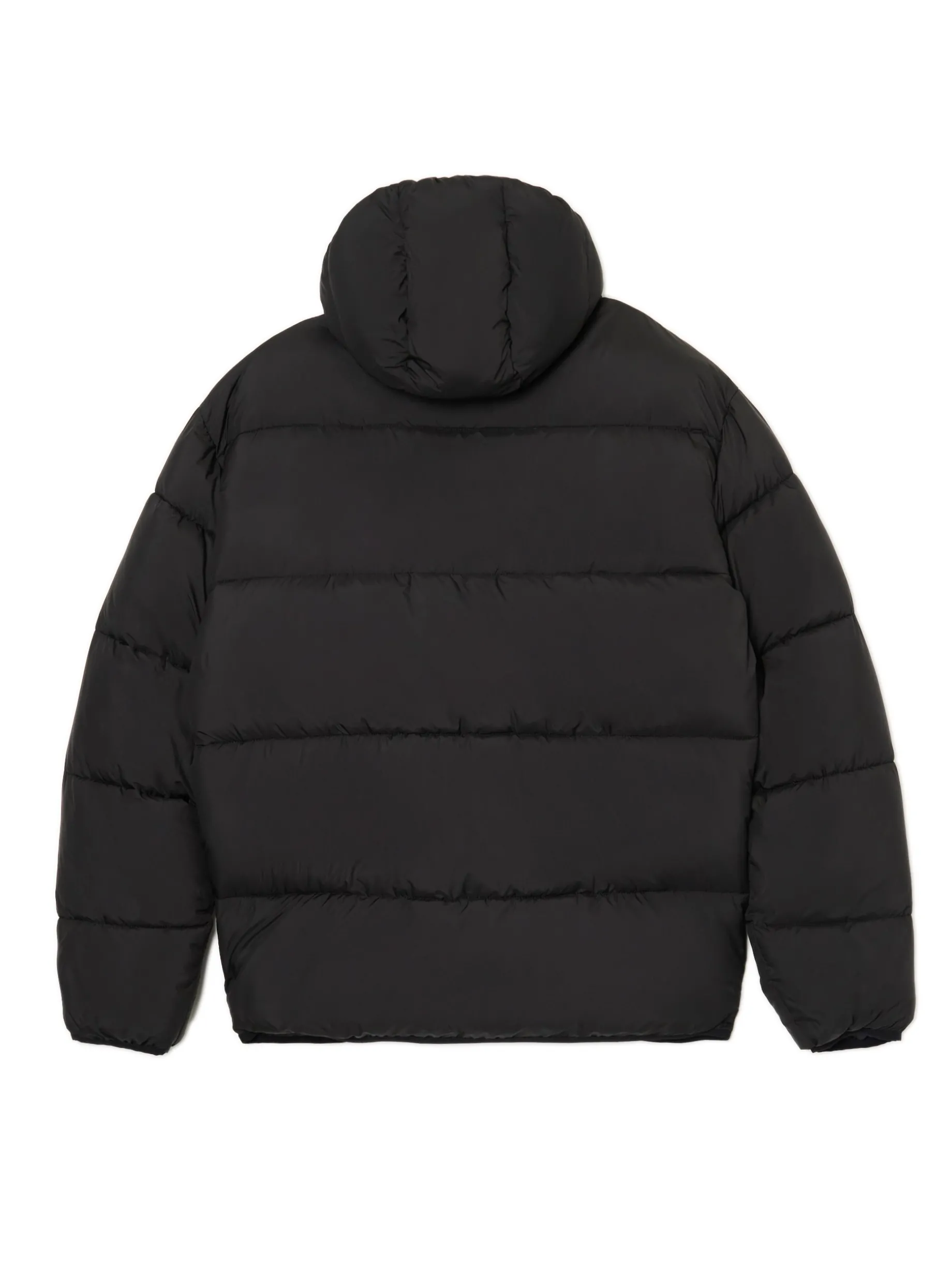 Czarna pikowana kurtka puffer