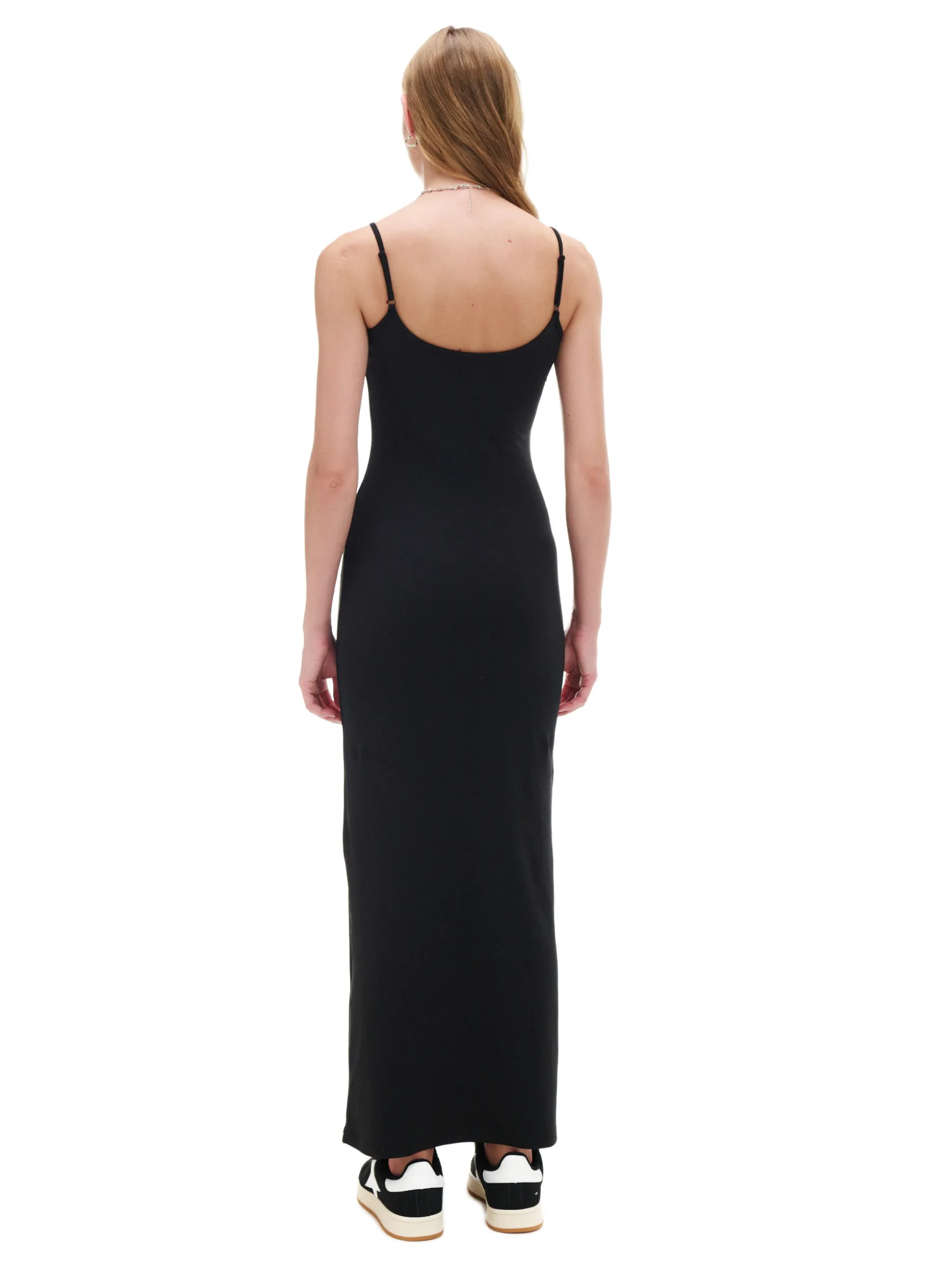 Czarna sukienka maxi