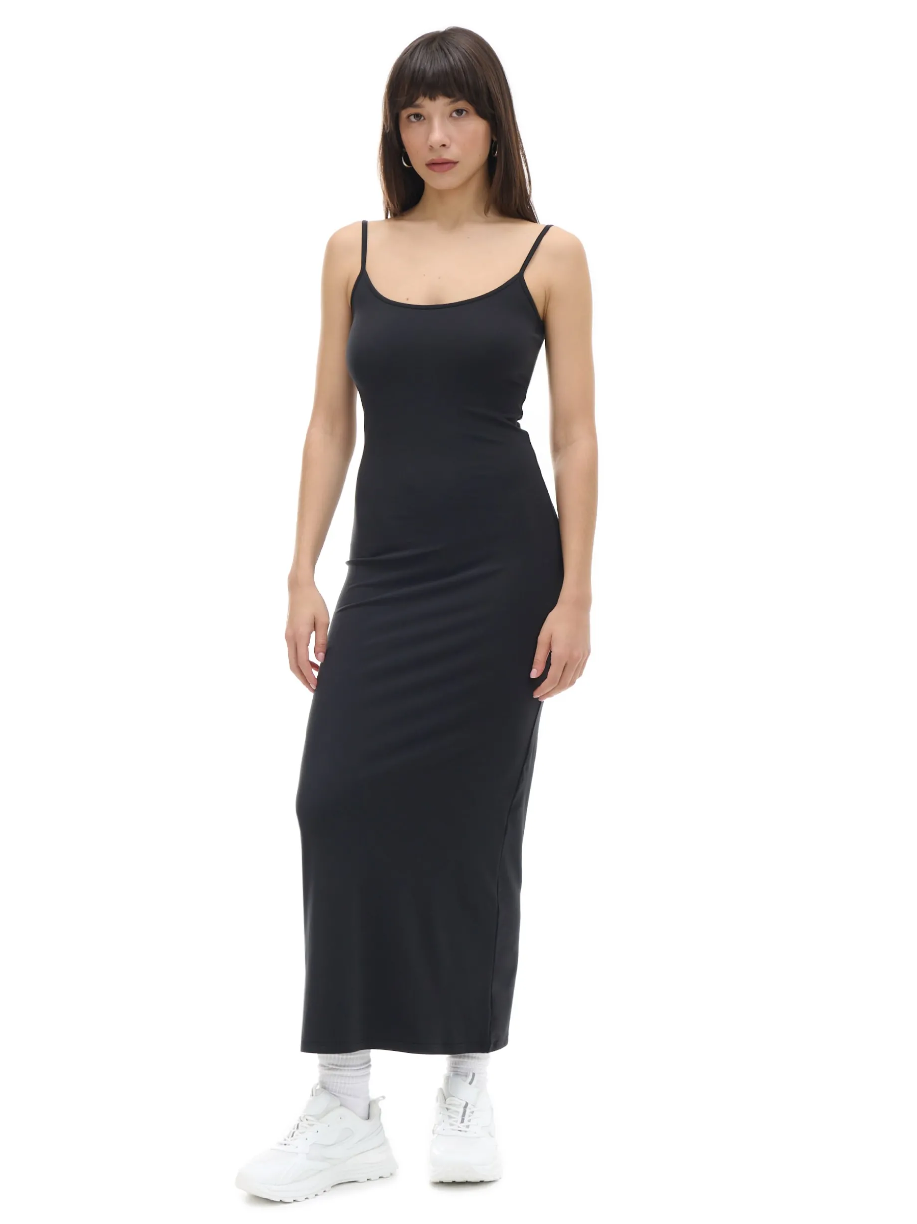 Czarna sukienka maxi