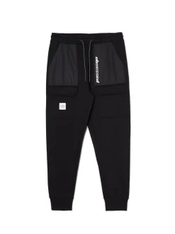 Czarne dresowe joggery z efektem reflective