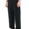 Czarne dresy wide leg