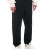 Czarne jeansowe joggery