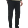 Czarne jeansowe joggery chino