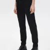 Czarne jeansowe joggery slim