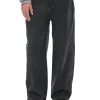 Czarne jeansy baggy