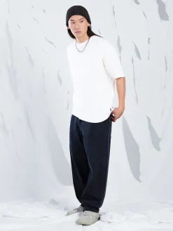 Czarne jeansy baggy