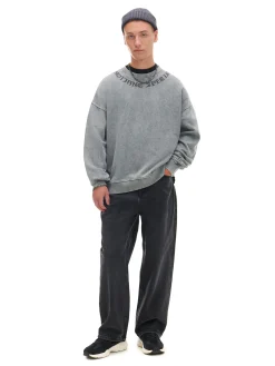 Czarne jeansy baggy