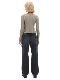 Czarne jeansy baggy
