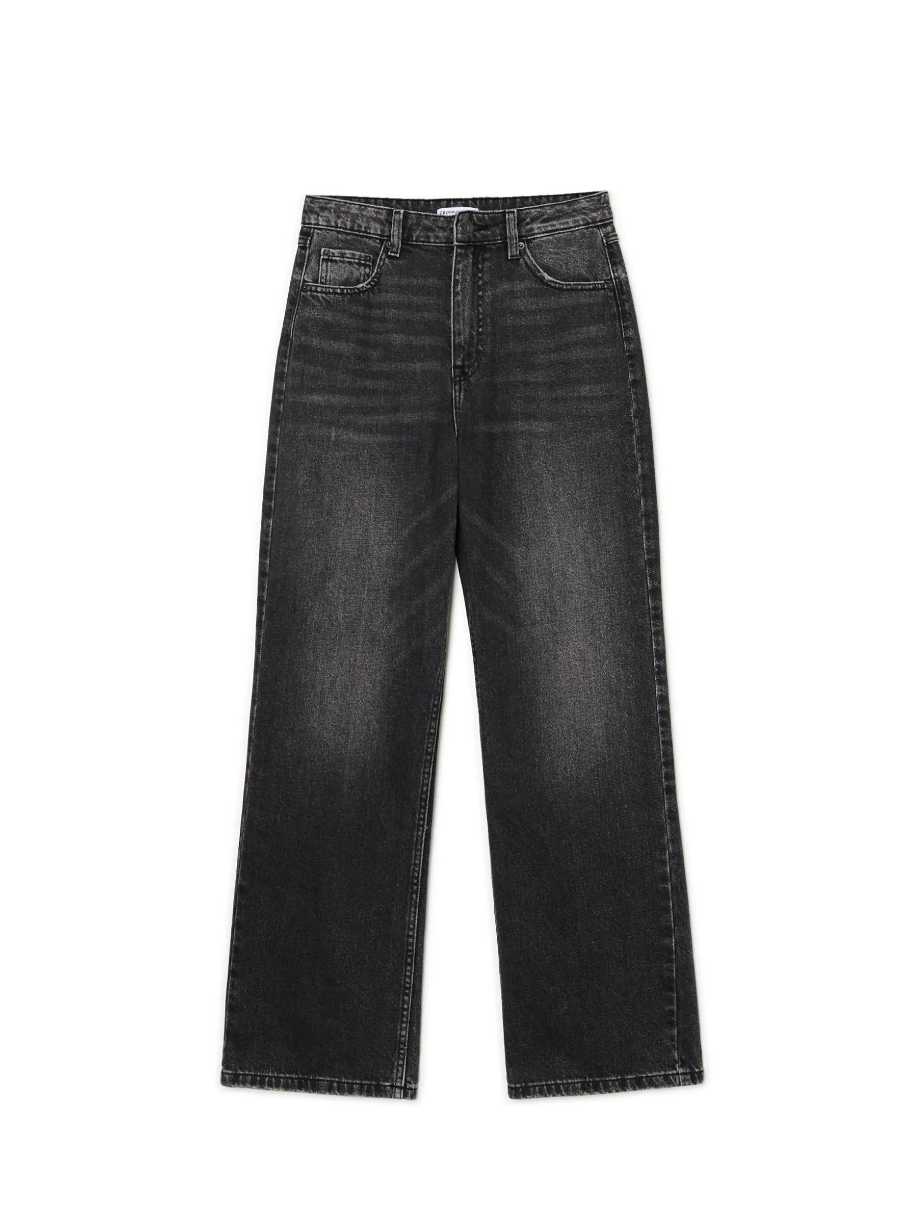 Czarne jeansy baggy