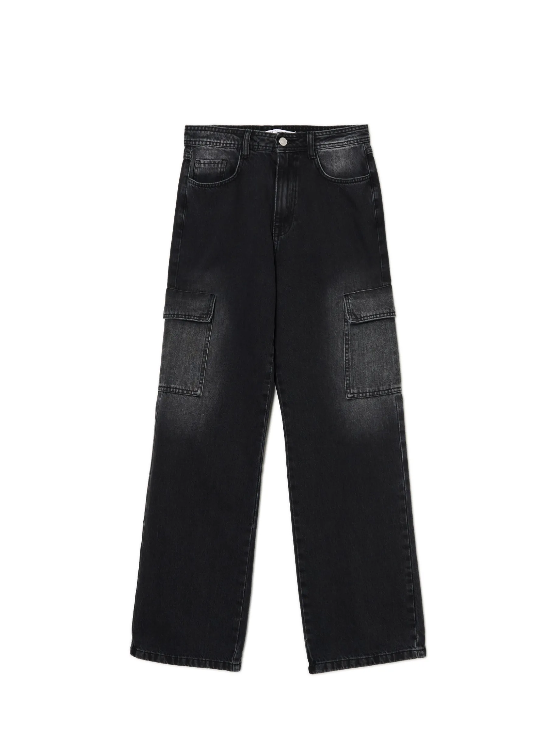 Czarne jeansy baggy
