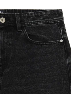 Czarne jeansy baggy