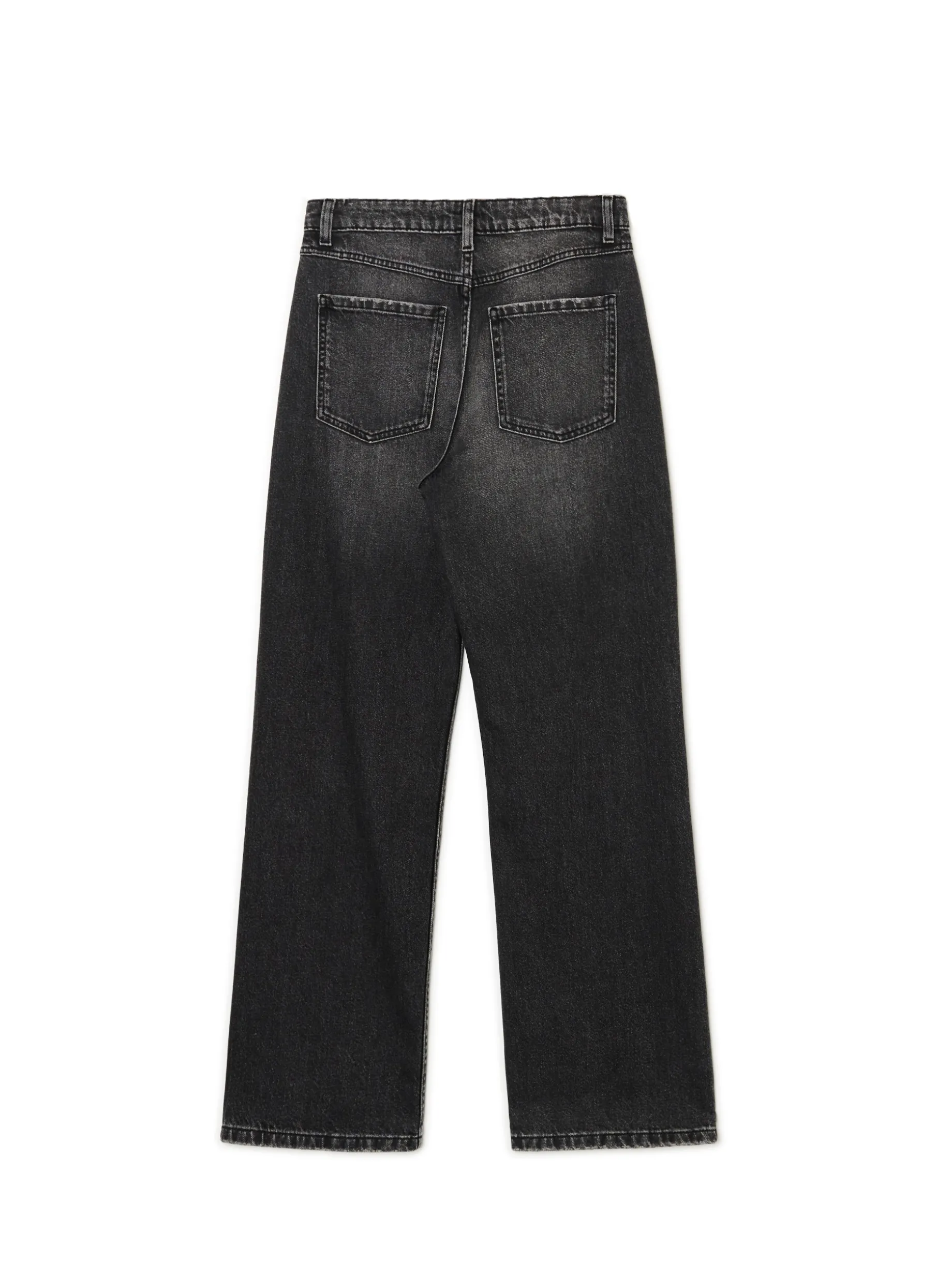 Czarne jeansy baggy