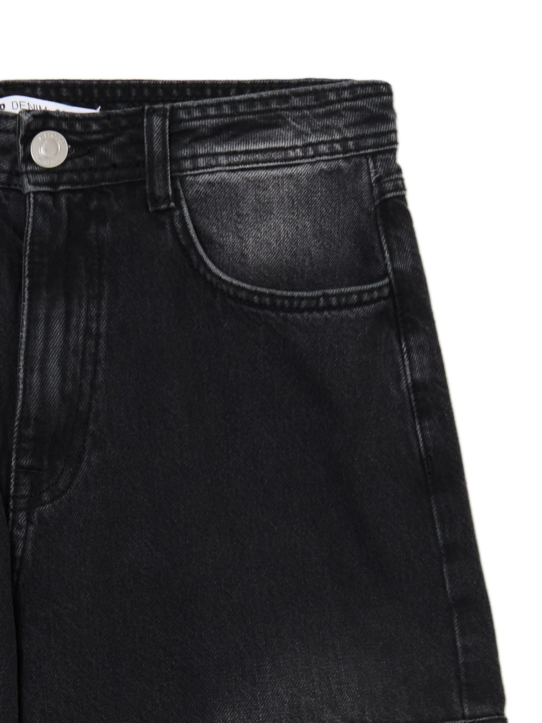 Czarne jeansy baggy
