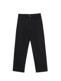 Czarne jeansy baggy