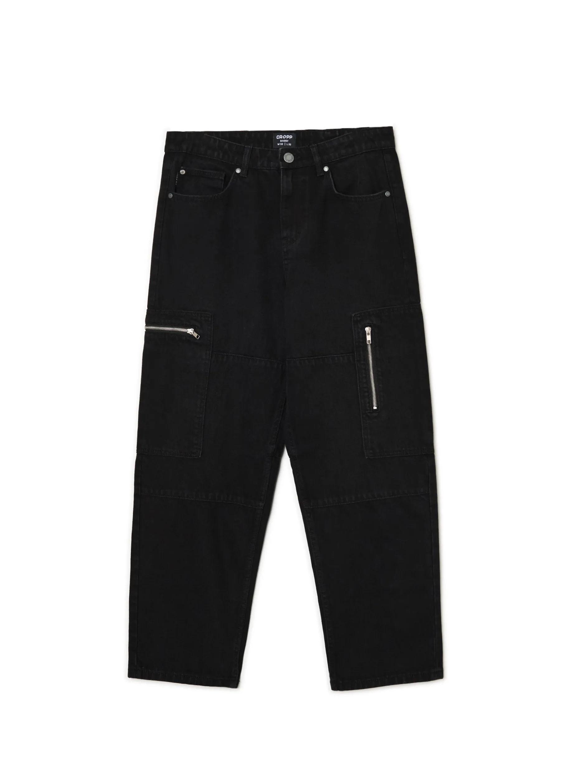 Czarne jeansy baggy balloon