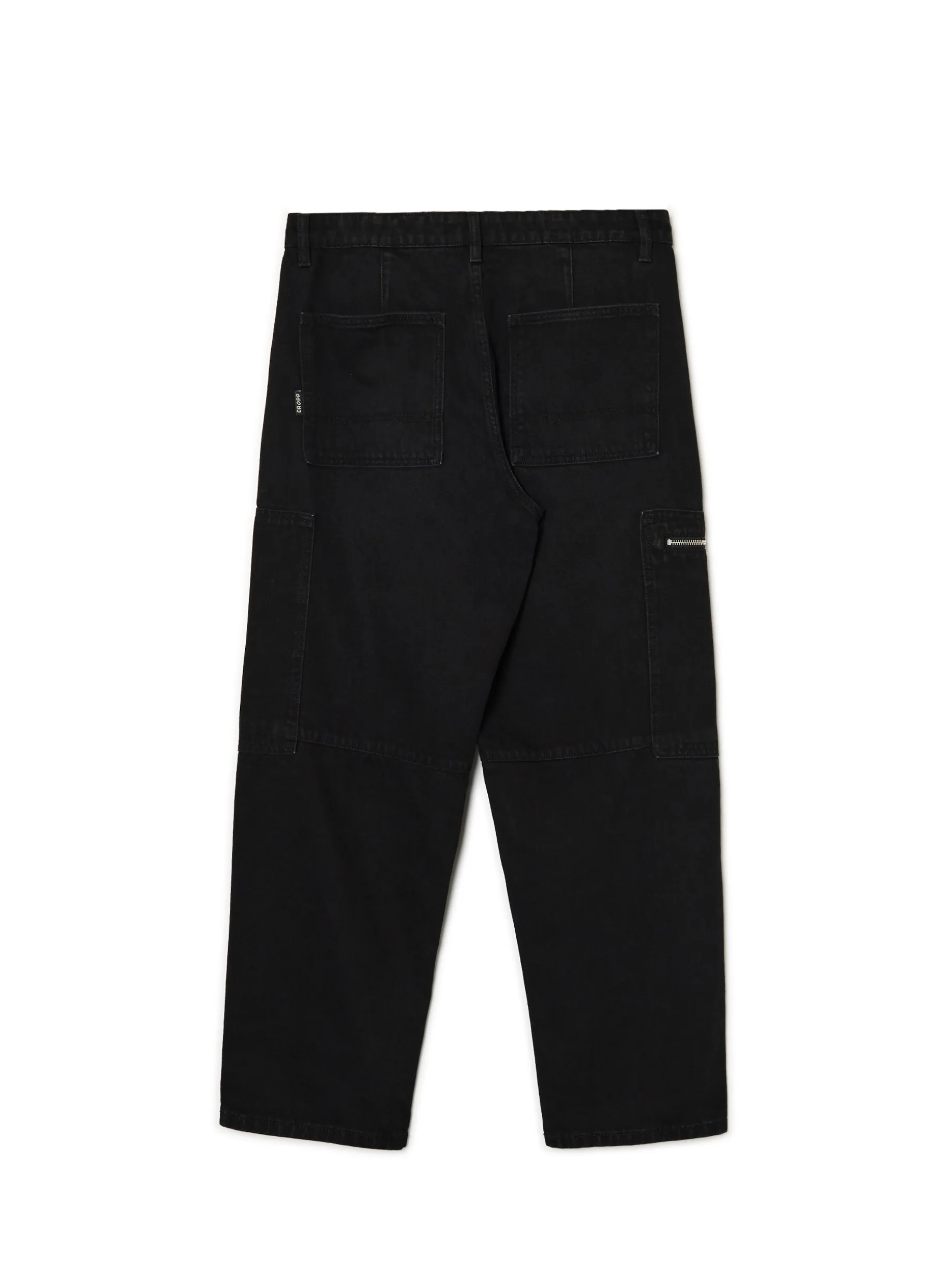 Czarne jeansy baggy balloon
