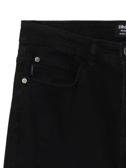 Czarne jeansy regular