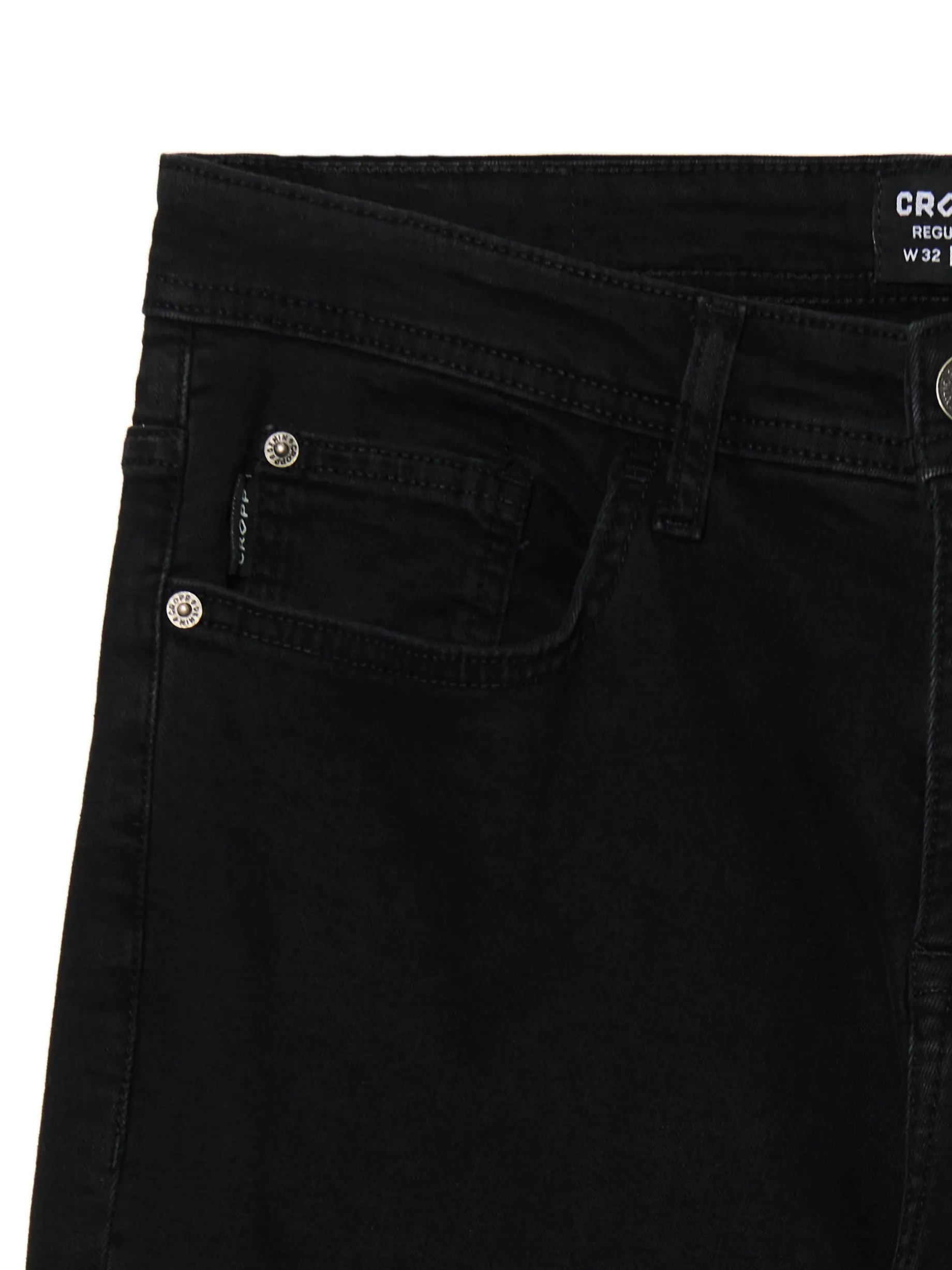 Czarne jeansy regular