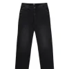 Czarne jeansy relaxed