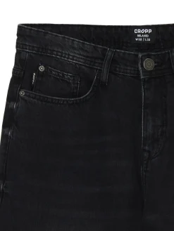 Czarne jeansy relaxed
