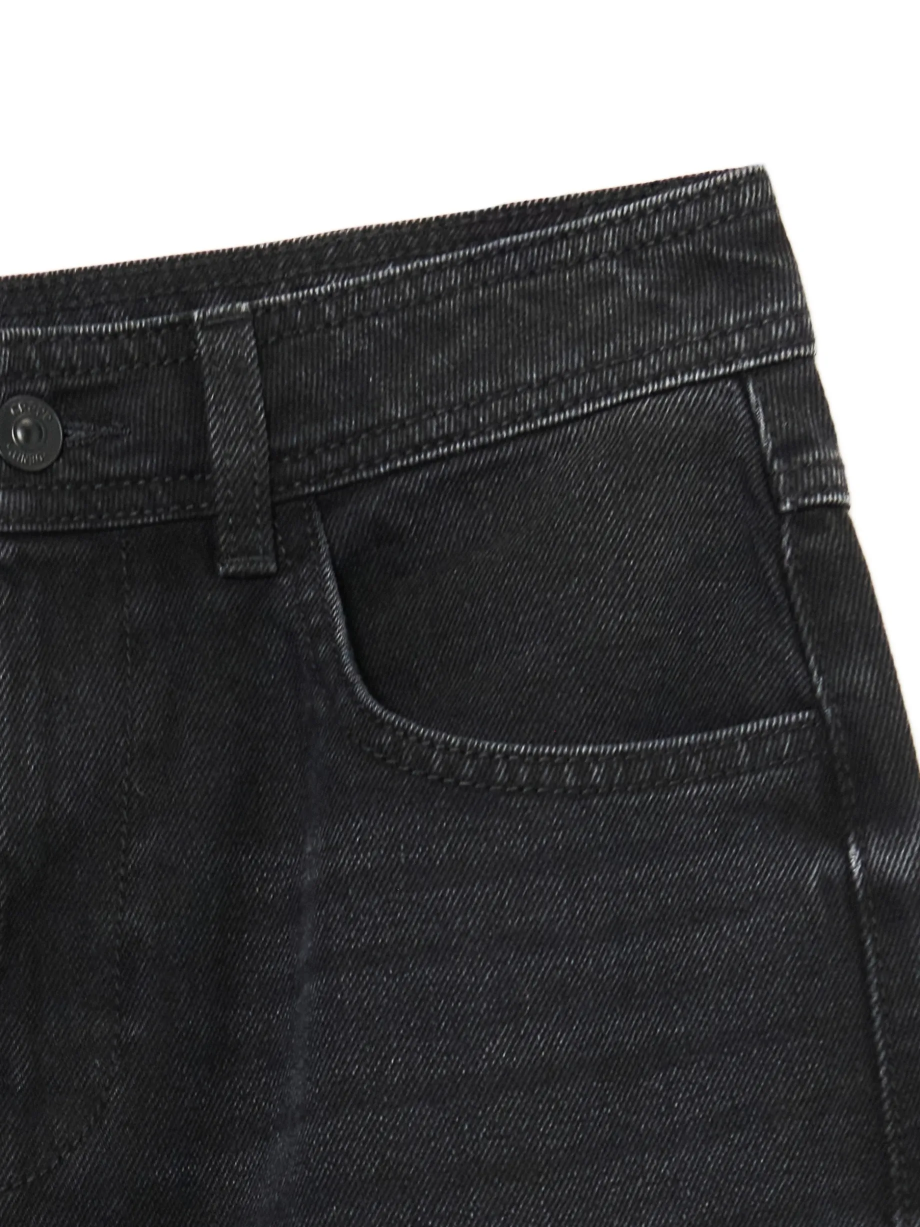 Czarne jeansy straight PETITE