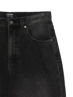 Czarne jeansy super baggy